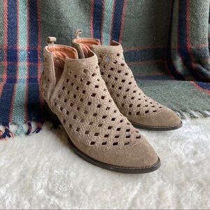 Jeffery Campbell “Taggart” Suede Ankle Booties
